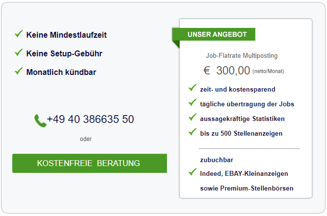 Angebot zu Multi-Channel-Posting