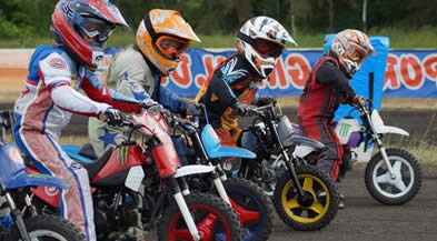 Paul - Speedway-Kid beim Start